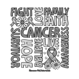 Niemann-Pick Awareness - Fight love survivor ribbon T-Shirt