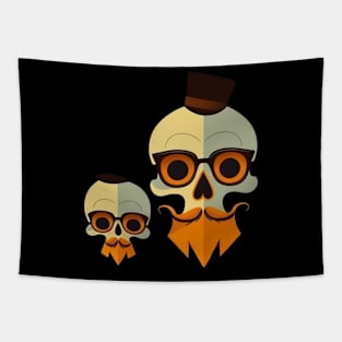 Father's Day skull Tapestry