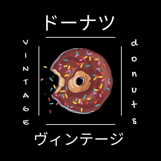 Donut Kawaii Foodie Yummy Japan Japanese by Flowering Away