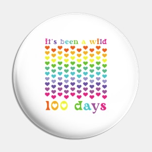 Funny We Rocked 100 Days of School Teacher Student Gift Pin