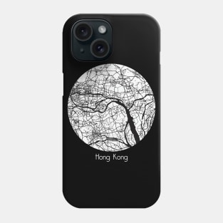 Hong Kong Circle Black & White Phone Case