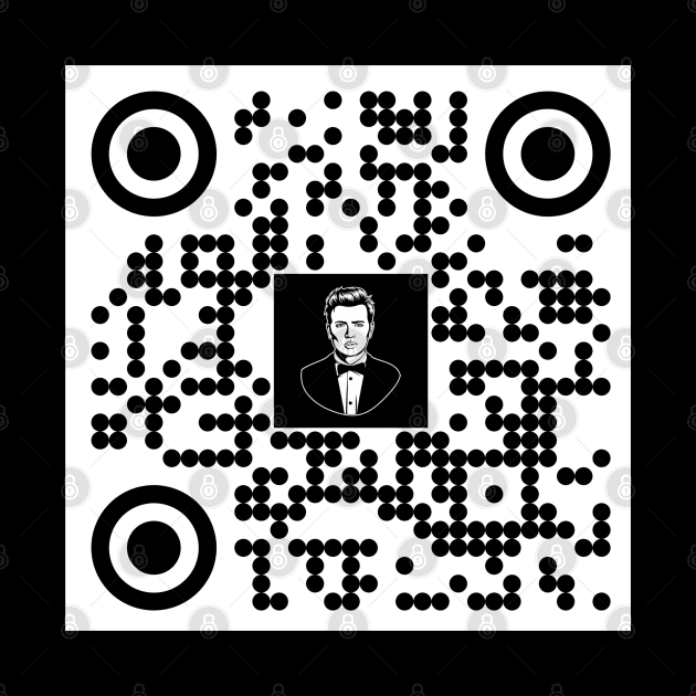 Never Gonna Give You Up - QR Code - Rick Roll by Aldrvnd