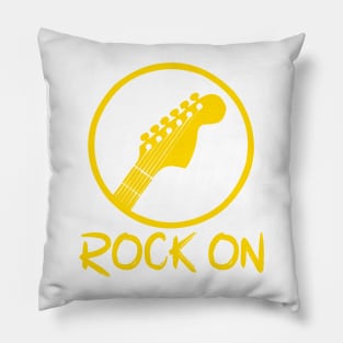 Strum the Beat - ROCK ON Guitar Pillow