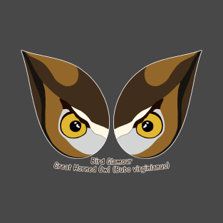 Great Horned Owl Eyes T-Shirt