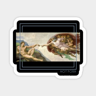 Michelangelo's Creation of Adam is NOT PORN Magnet