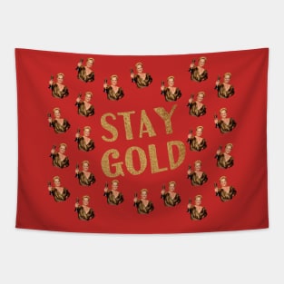 Stay Gold Like Meryl Streep Tapestry