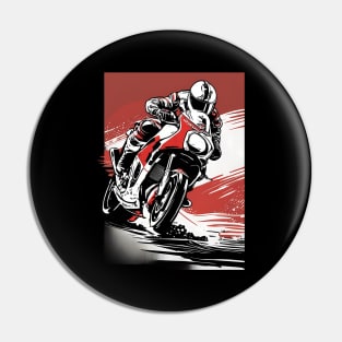 Moto Biker Club Pin