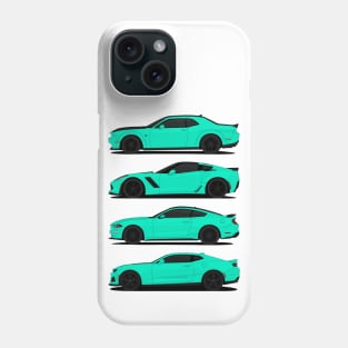 AMERICAN MUSCLE TURQUOISE Phone Case