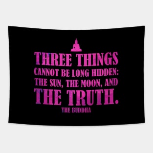 Buddha Quotes: The Truth - Wisdom, Spirituality, Meditation, Yoga: Pink Tapestry