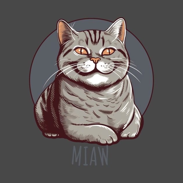 Cat Miaw - Classic design by Urbana Fly