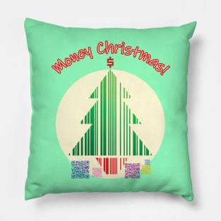 Christmas money tree, funny Pillow