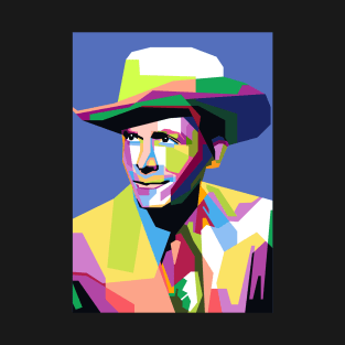 Abstract Hank Williams in WPAP T-Shirt