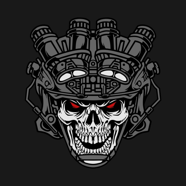 Tactical Skull by Kaiink