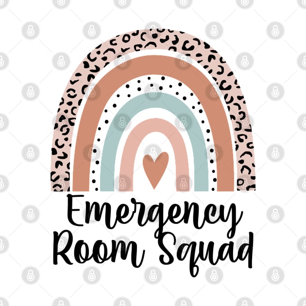 Emergency Room Squad ER Squad Rainbow Leopard by HeroGifts