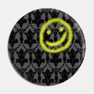 Sherlock smiling Pin