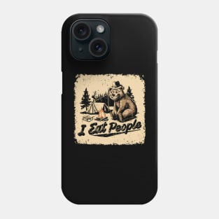 I Eat People - Distressed Phone Case