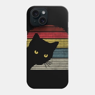 Vintage Cat Silhouette Phone Case