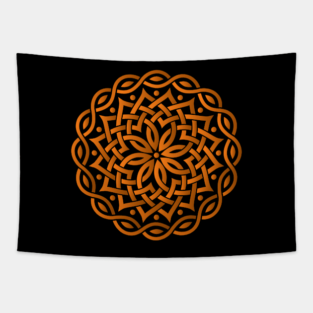 Celtic knots mandala Tapestry by Florin Tenica