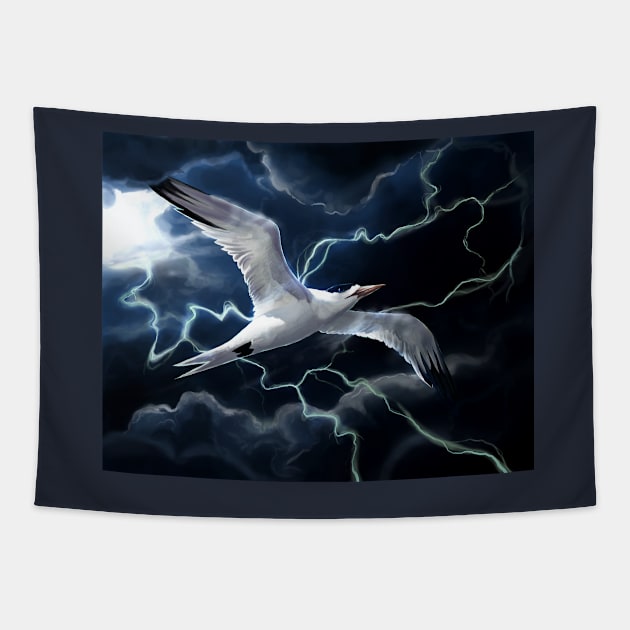 Storm Bird Tapestry by Ashdoun