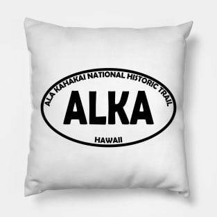 Ala Kahakai National Historic Trail oval Pillow