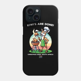 Springbok Kiwi Braai Funny T Shirt | South African New Zealand | Bokbefok Rugby 2023 | World Champions Phone Case