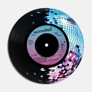 Mirrorball - Vinyl Record Disco Pin