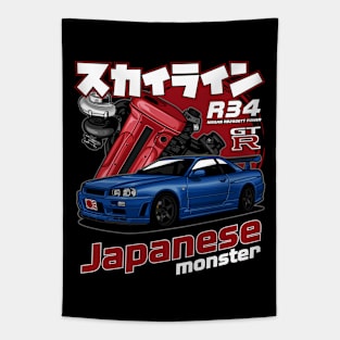 Skyline GTR R34 Tapestry