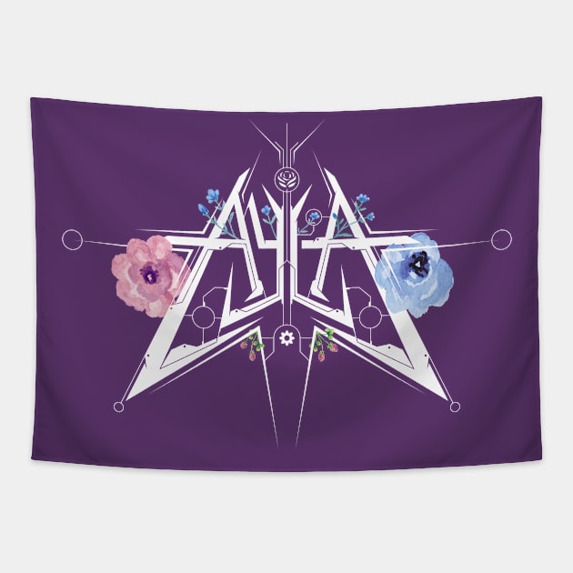 Ayla Tech Death Logo Tapestry by UnluckyDevil