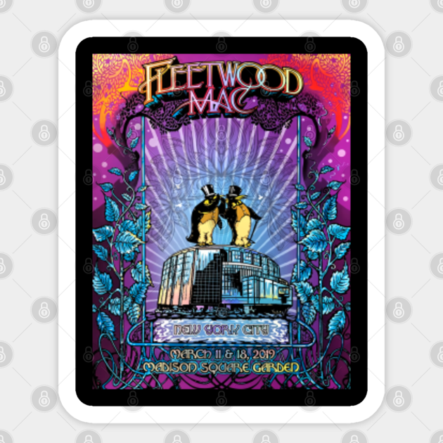 Fleetwood new York City Mac March 11 and 18 2019 Madison square Garden - Fleetwood Mac - Sticker