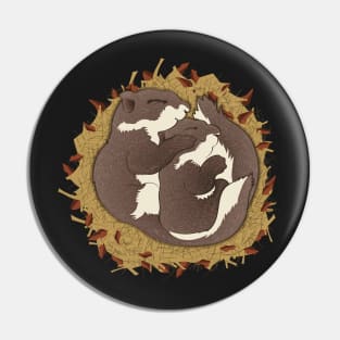 Sleeping Squirrels - Winter Sleep - For Squirrel Lovers - I Love Squirrels Pin