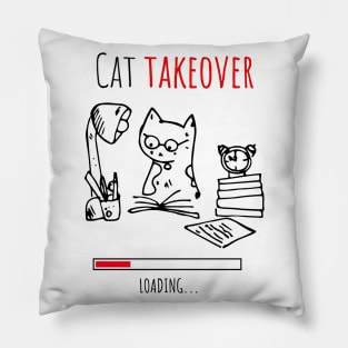 Cat Takeover Pillow