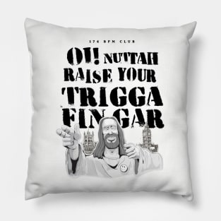 Oi Nuttah Raise Your Trigger Finger Pillow