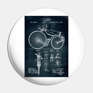 Velocipede patent Pin