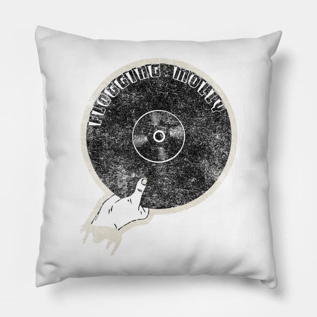 Flogging Molly Grab Vinyl Pillow by PASAR.TEMPEL