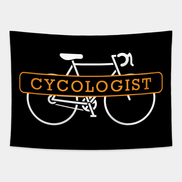 Cycologist - Cyclist Tapestry by KC Happy Shop