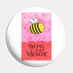 Bee My Valentine Pin