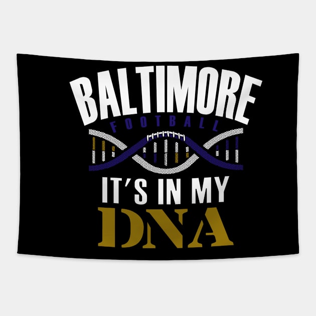 Baltimore Pro Football - DNA Tapestry by FFFM