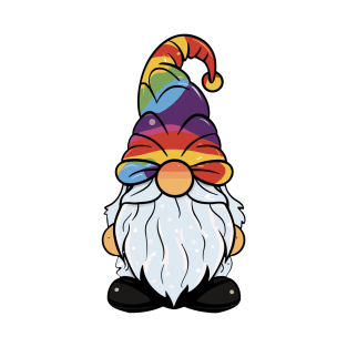 Peace and Happiness With Retro Hippie Tie Dye Gnome T-Shirt