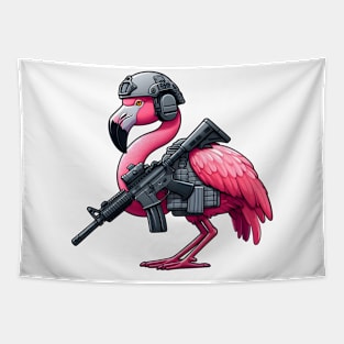 Tactical Flamingo Tapestry