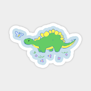 Cute Stegosaurus Magnet