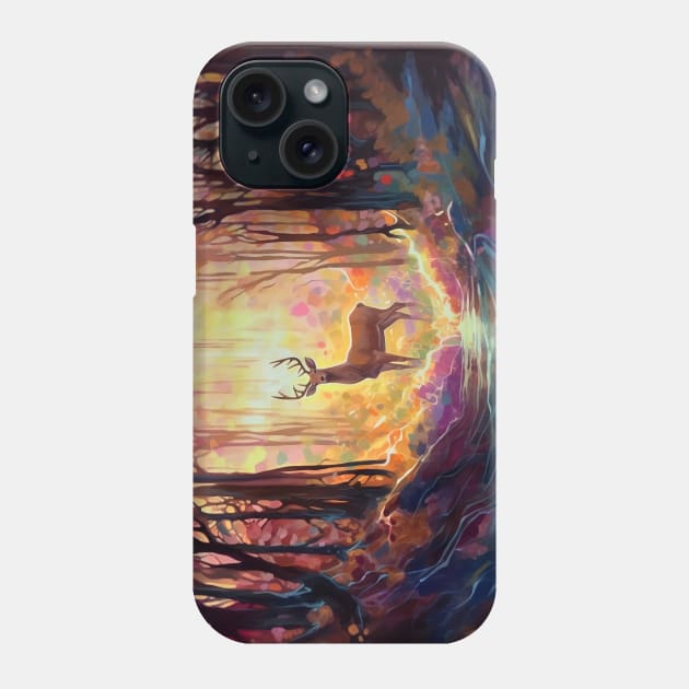 Deep in the golden hour4 Phone Case by redwitchart