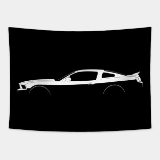 Ford Mustang Boss 302 Leguna Seca (2013) Silhouette Tapestry