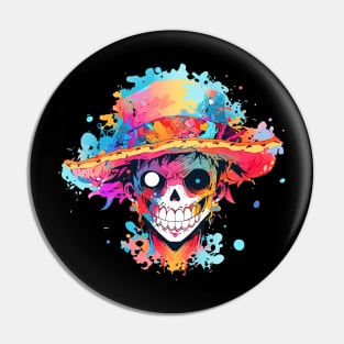 skeleton luffy Pin