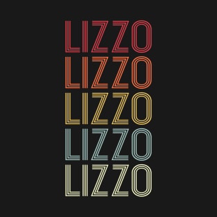 Retro Lizzo Wordmark Repeat - Vintage Style T-Shirt