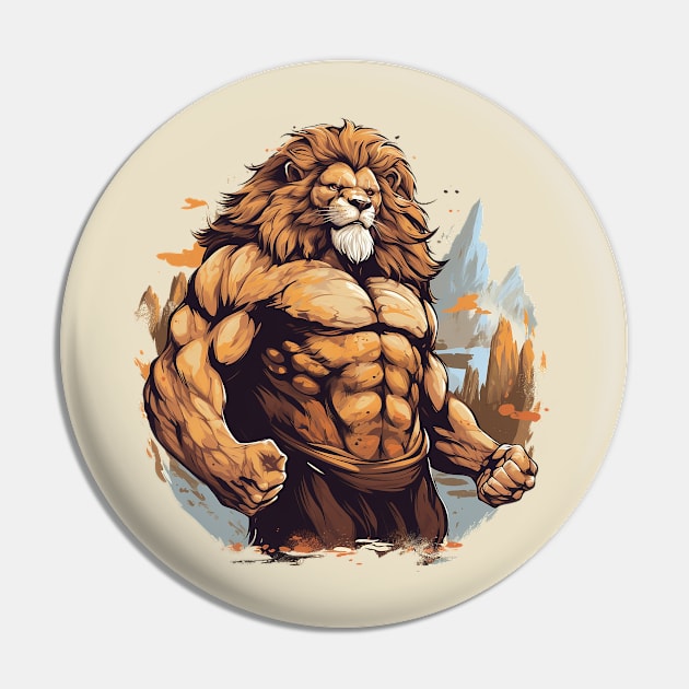 lion bodybuilder Pin by enzo studios