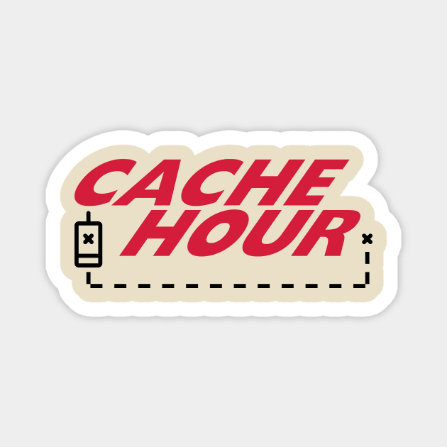 Geocache Hour Magnet by schlag.art