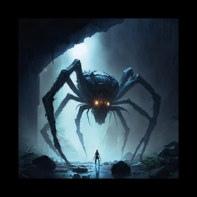 giant spider by rocknerd