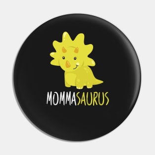 Cute Mamasaurus Apparel: Funny Dinosaur GIfts for Mom Pin