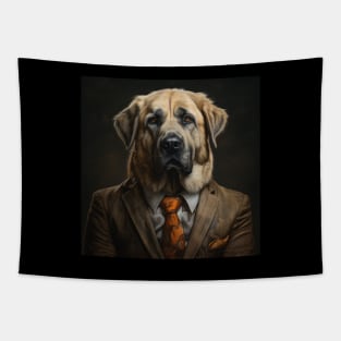 Anatolian Shepherd Dog in Suit Tapestry