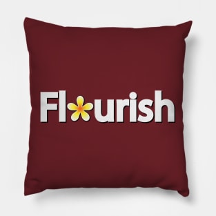 Flourish Artistic Design Pillow